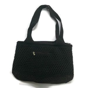 The Sak Black Crochet bag Original Shoulder Boho